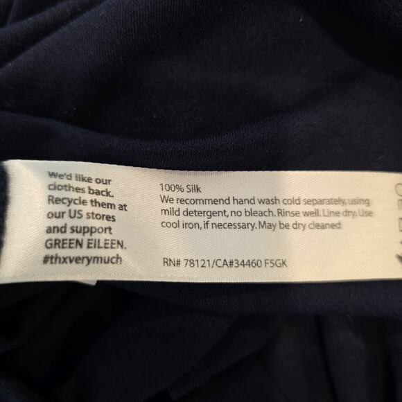 Eileen Fisher Womens Size XL Silk Stretchy Jersey Tunic Top Lagenlook Minimalist - Picture 8 of 8